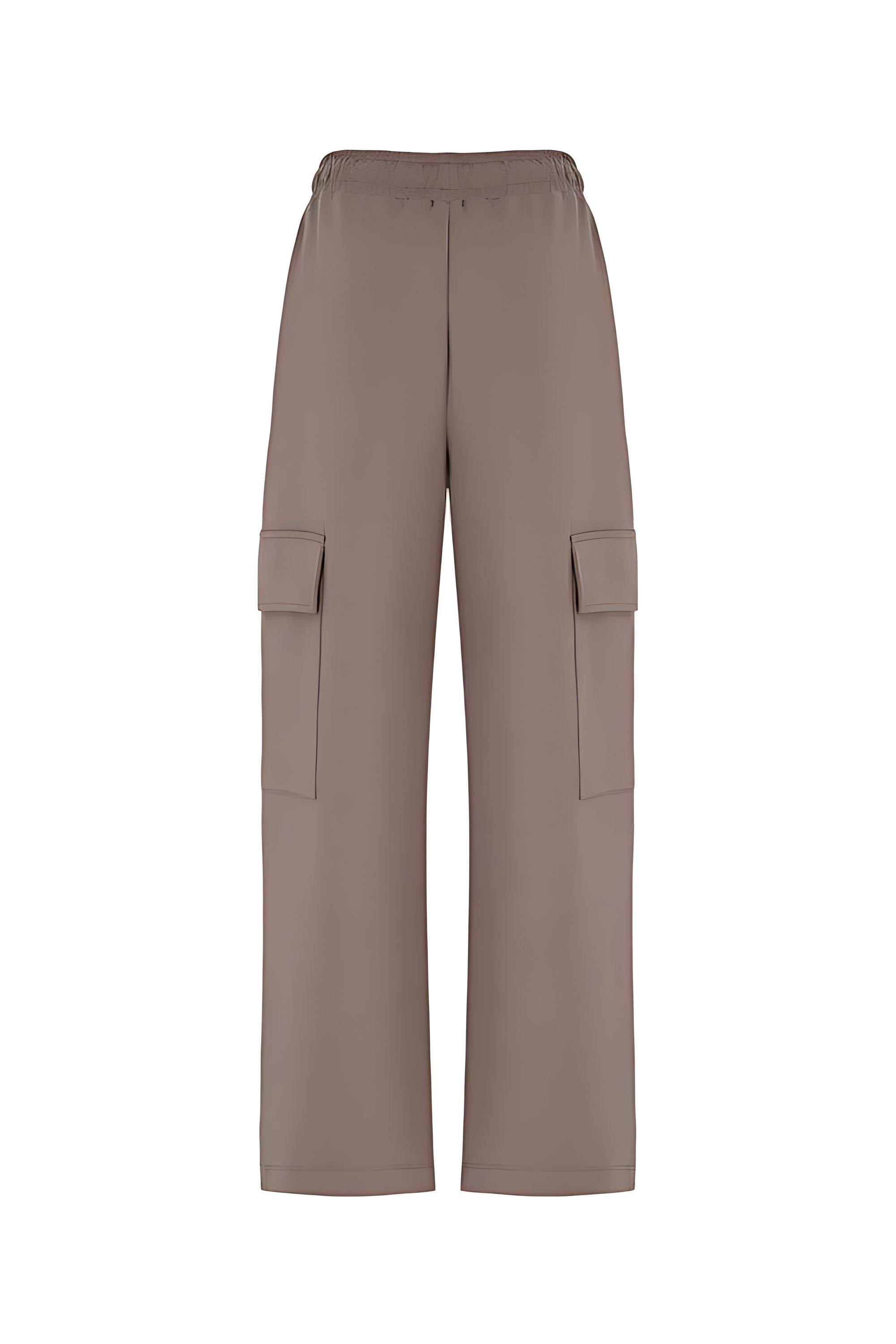 Elastic Waist Cargo Pants (Final Sale)