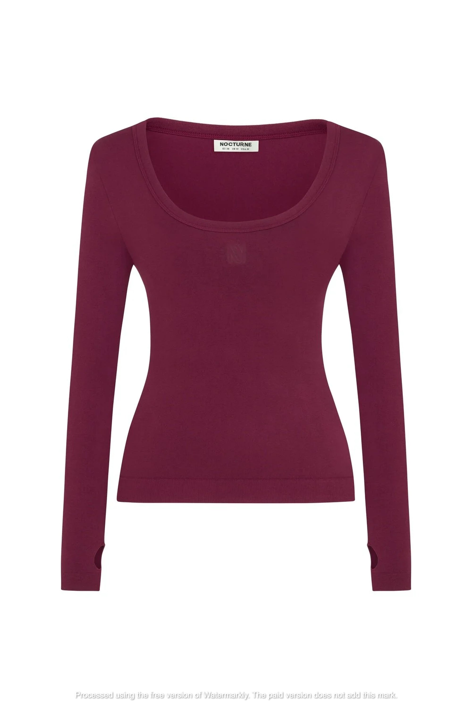 Crew Neck Knit Blouse (Final Sale)