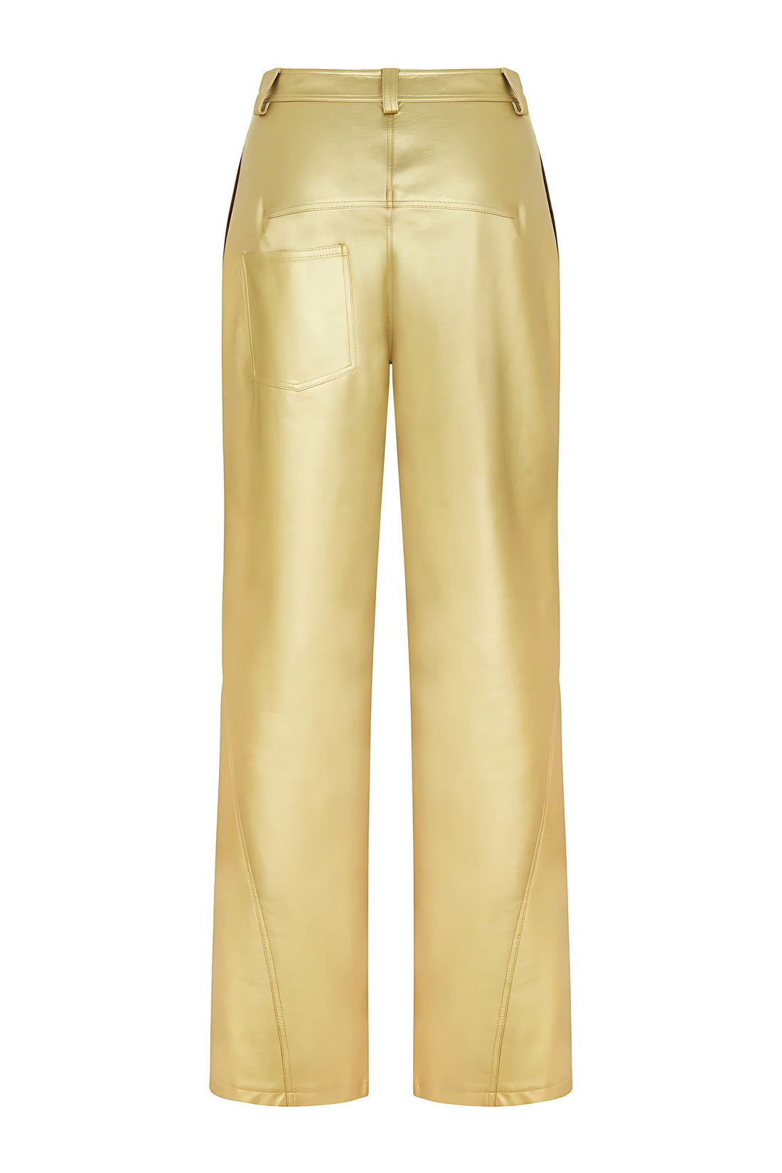 High Waist Faux Leather Pants (Final Sale)