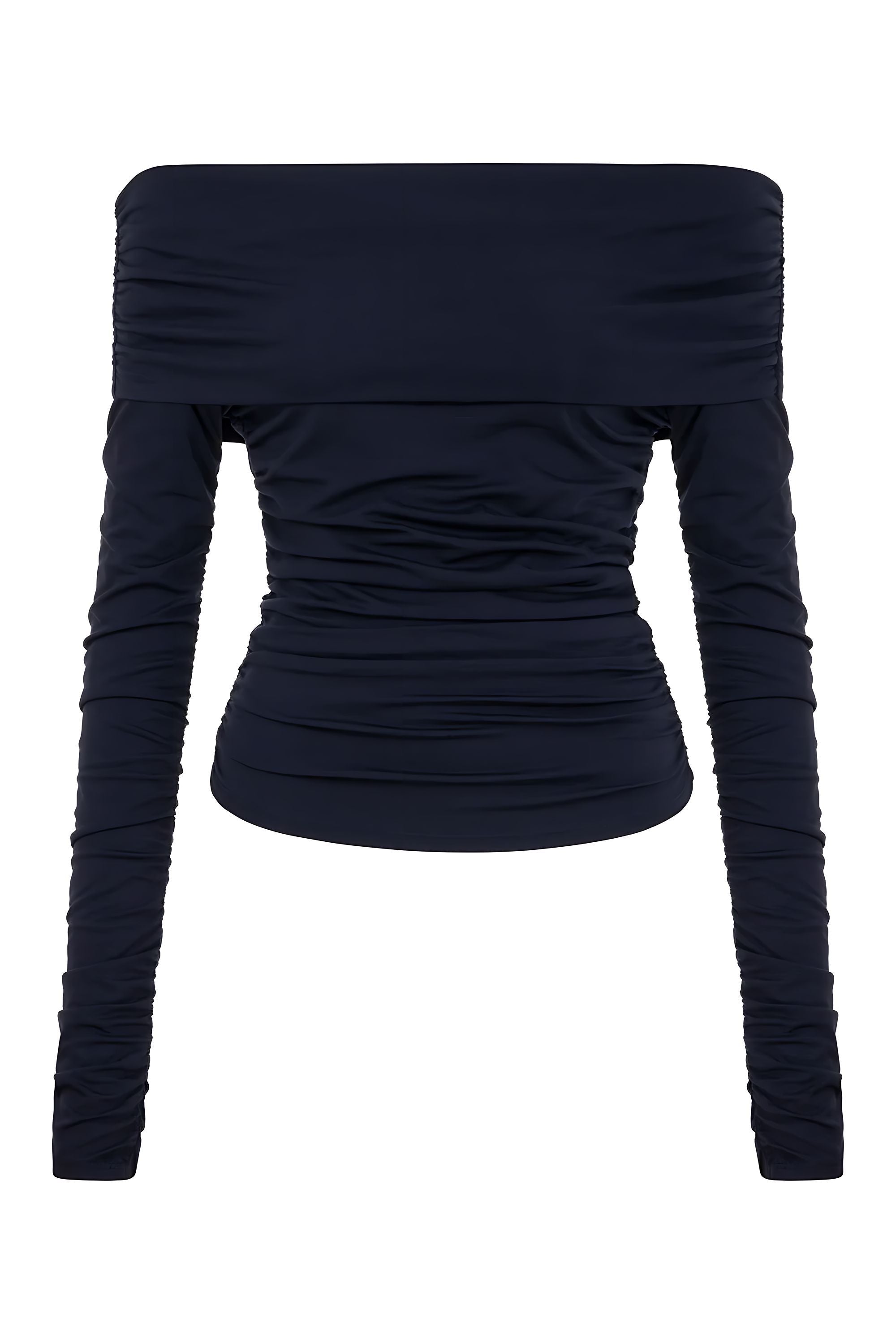 Off Shoulder Blouse with Ruffle Detail (Final Sale)