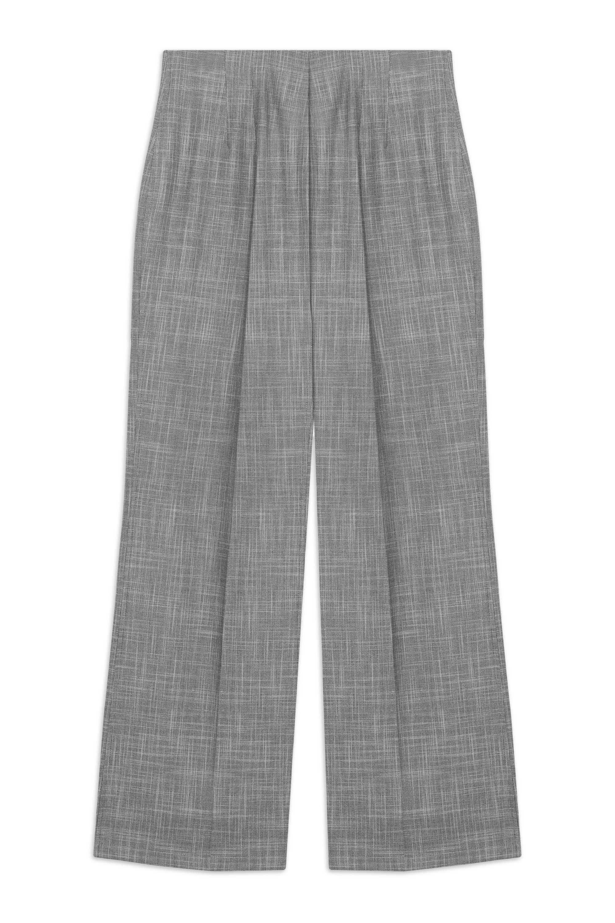 Gray High Waist Pants