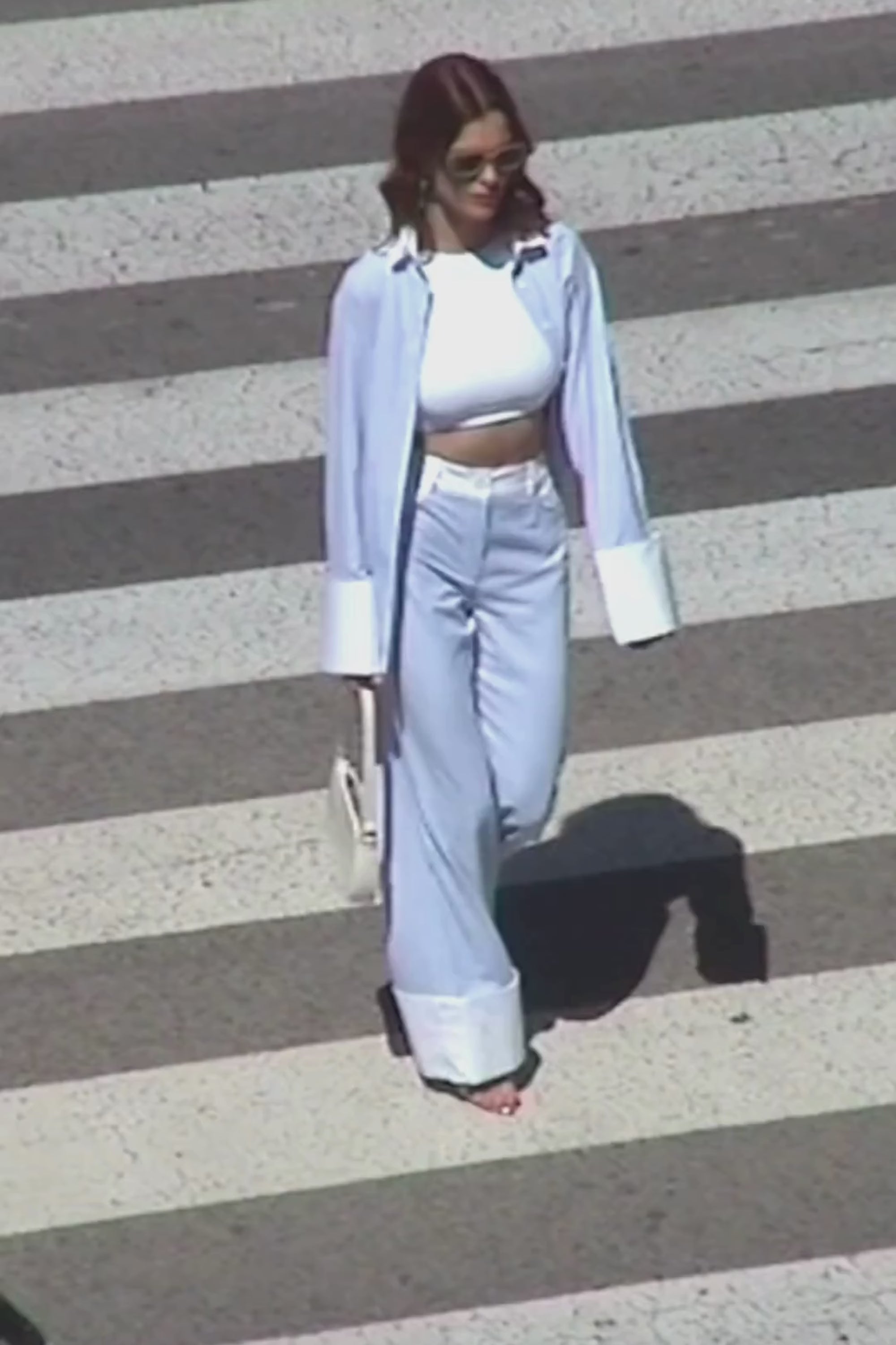 High Waist Striped Pants (Final Sale)