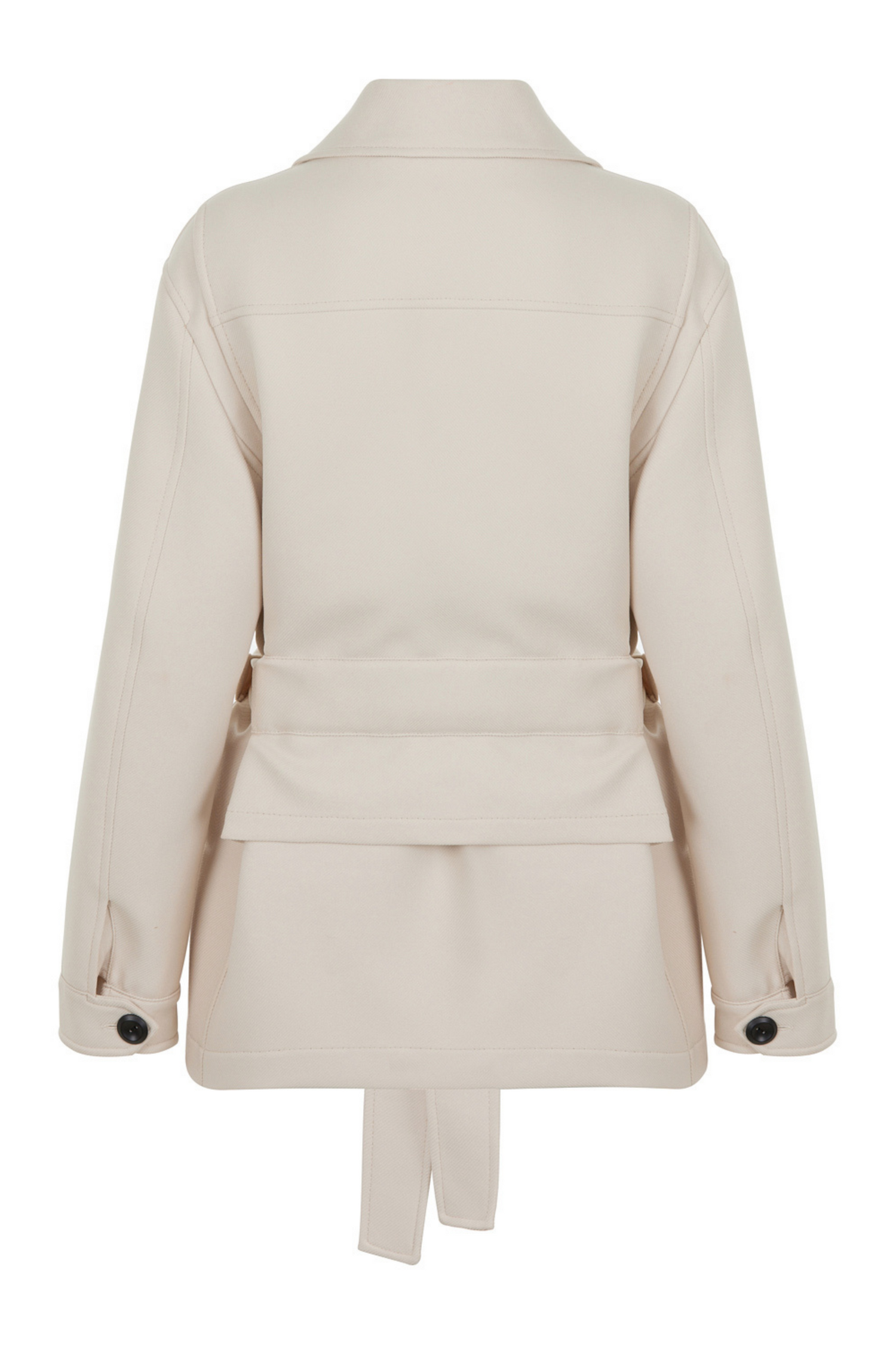 Belted Fluffy Jacket (Final Sale)