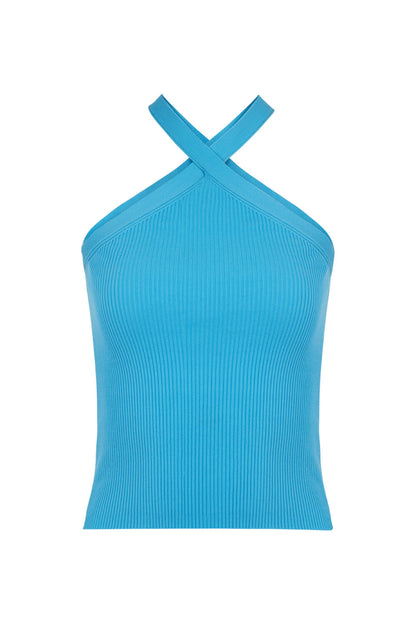 Halterneck Knit Top (Final Sale)