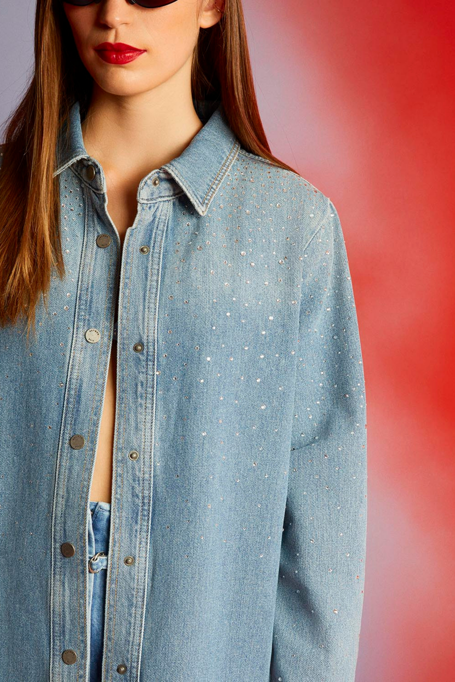 Lapel Collar Jean Jacket (Final Sale)