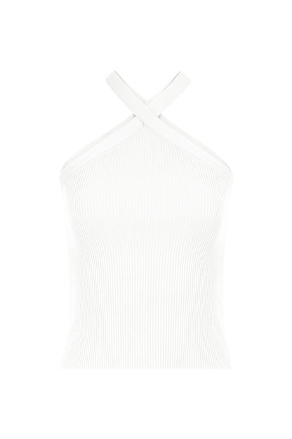 Halterneck Knit Top (Final Sale)