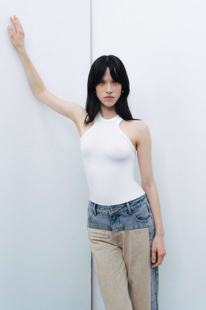 Washed High Waist Jeans