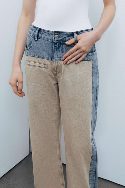 Washed High Waist Jeans