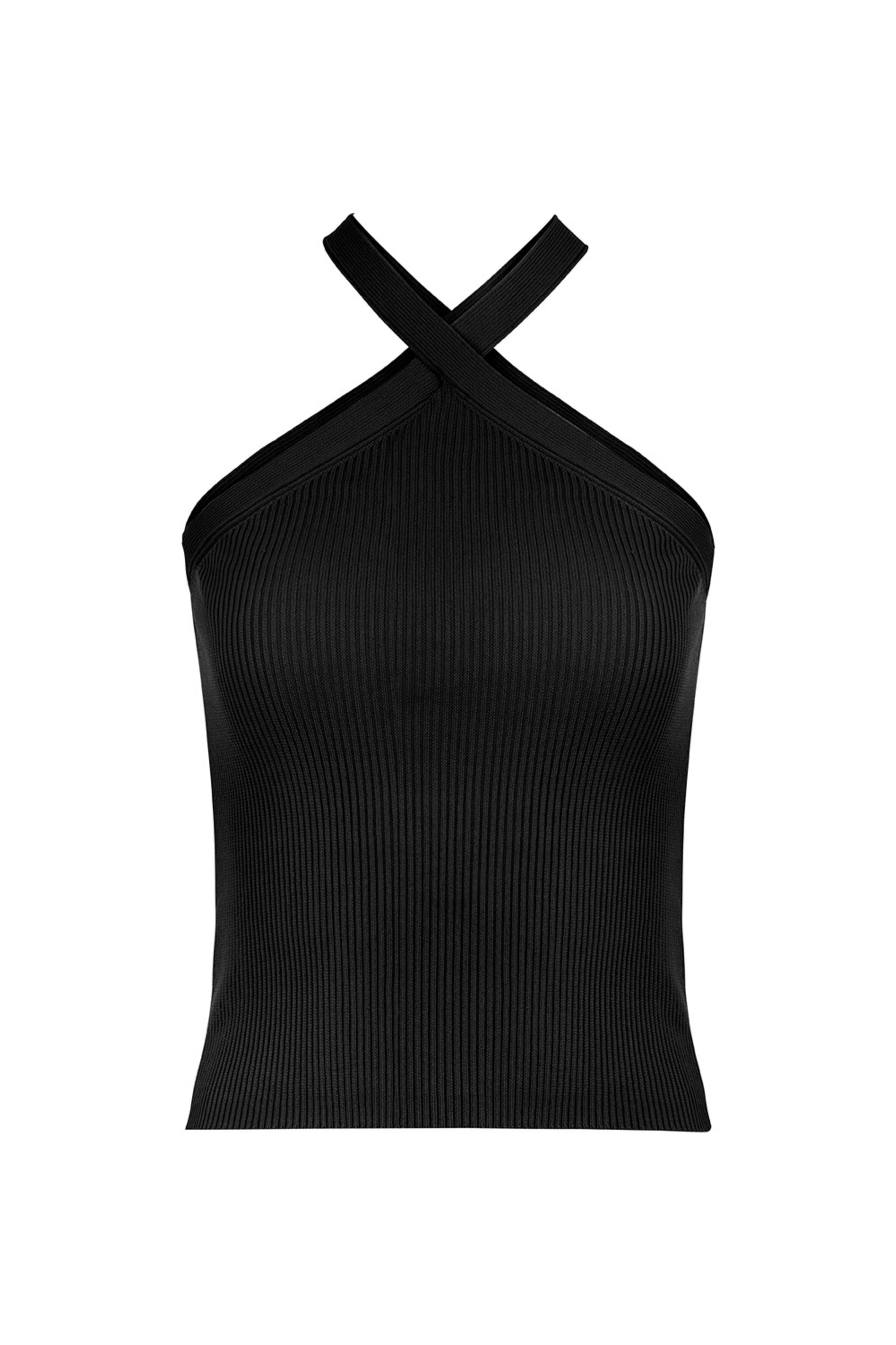 Halterneck Knit Top (Final Sale)