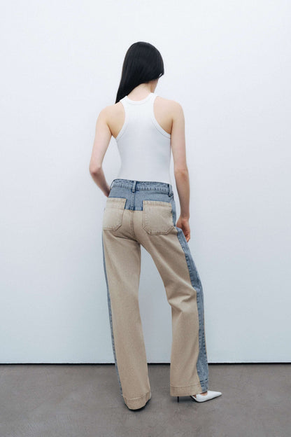 Washed High Waist Jeans