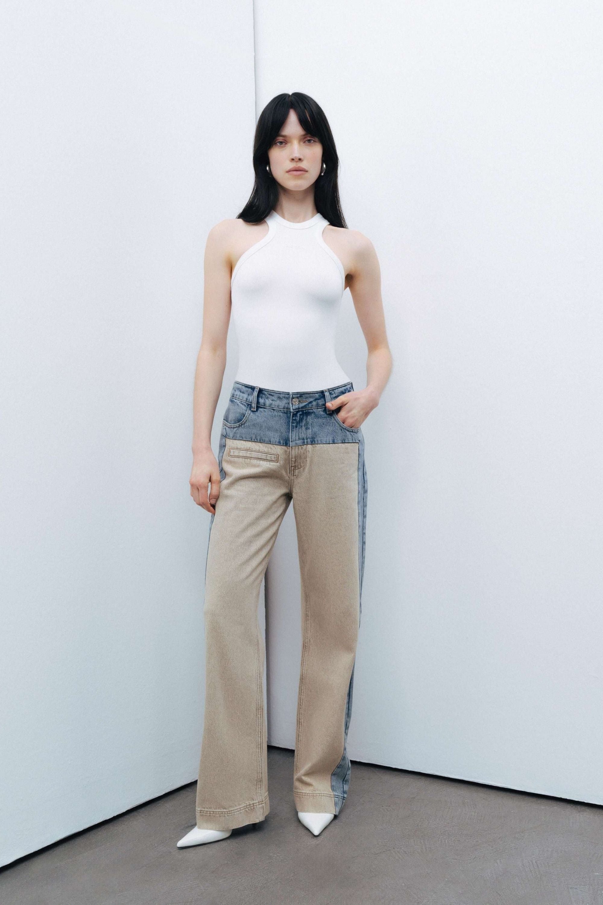 Washed High Waist Jeans