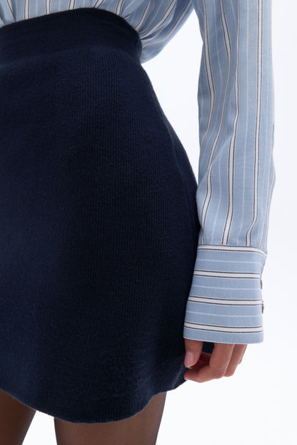High Waist Mini Knit Skirt (Final Sale)