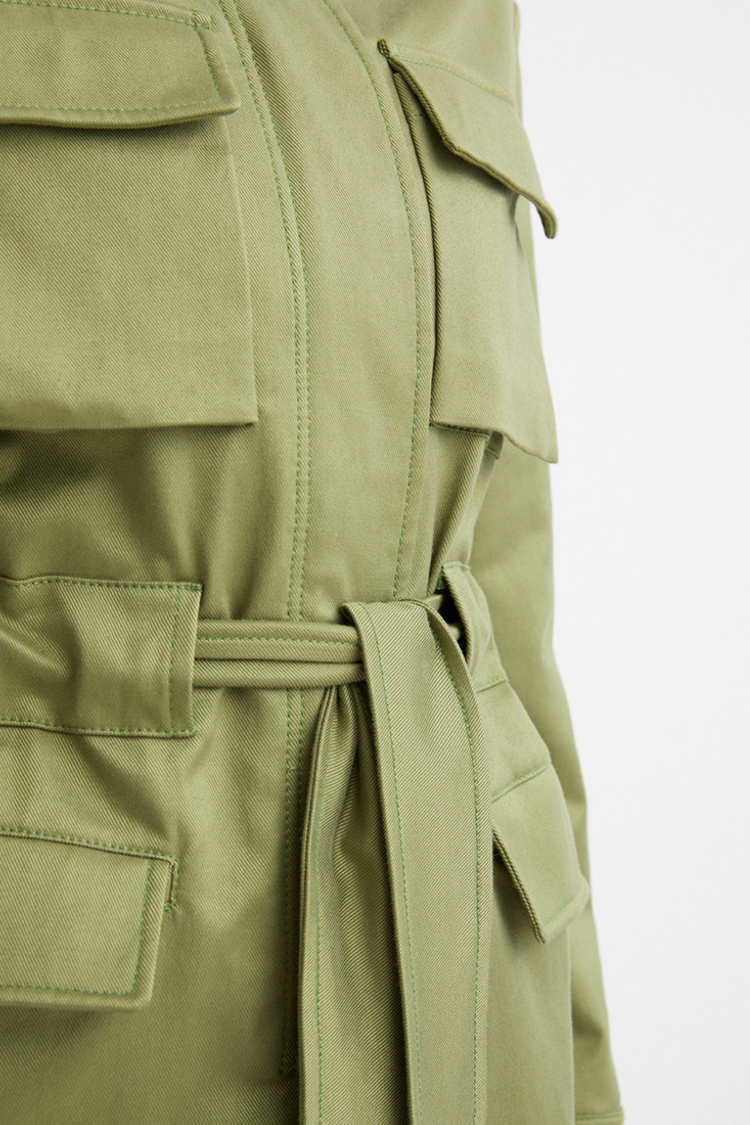 Belted Khaki Jacket (Final Sale)