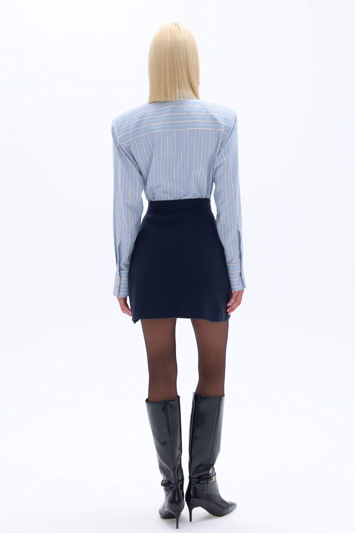 High Waist Mini Knit Skirt (Final Sale)