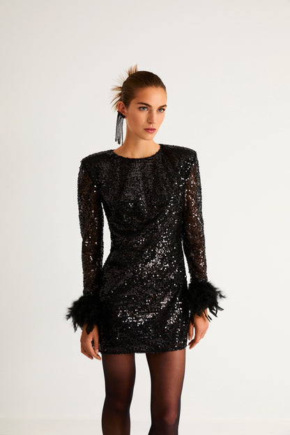 Sequined Mini Dress (Final Sale)