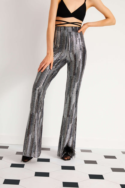 High-Waisted Flare Pants