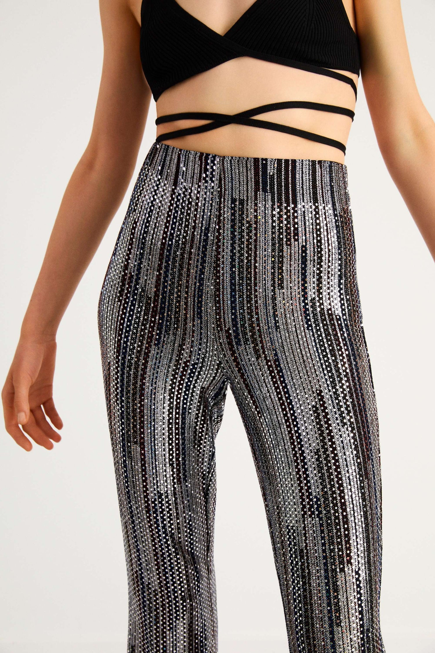 High-Waisted Flare Pants