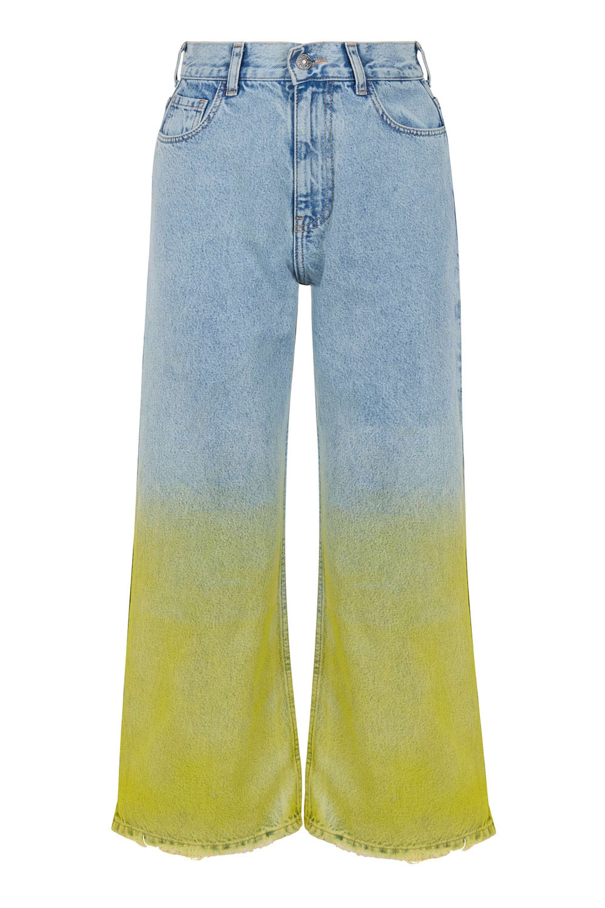 Faded Wide-Leg Jeans (Final Sale)