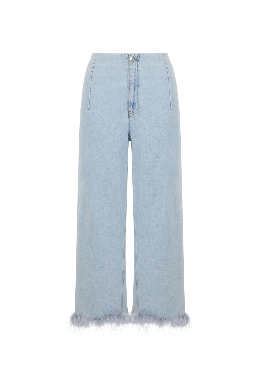 Feather Boa Jeans (Final Sale)