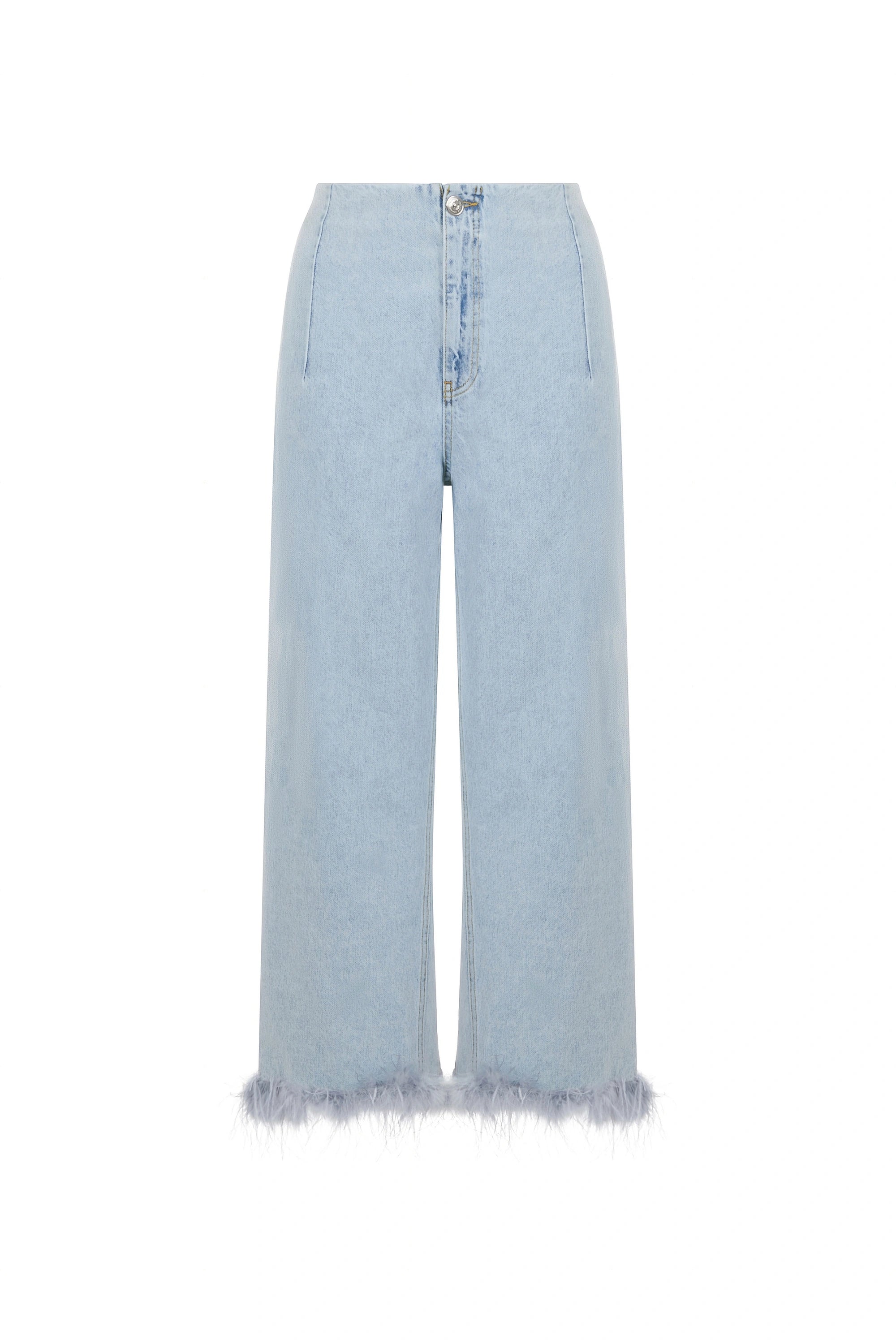 Feather Boa Jeans (Final Sale)