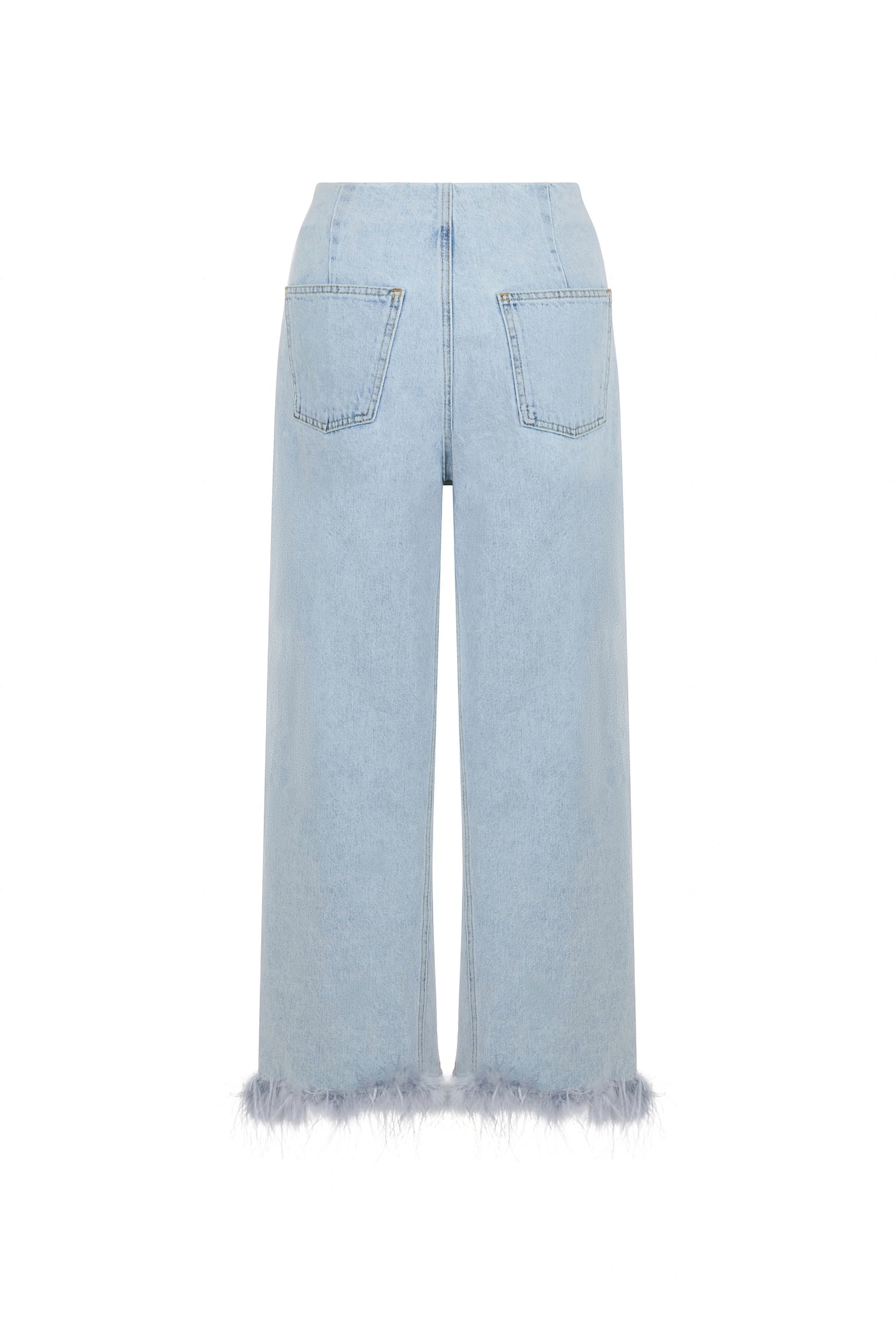 Feather Boa Jeans (Final Sale)