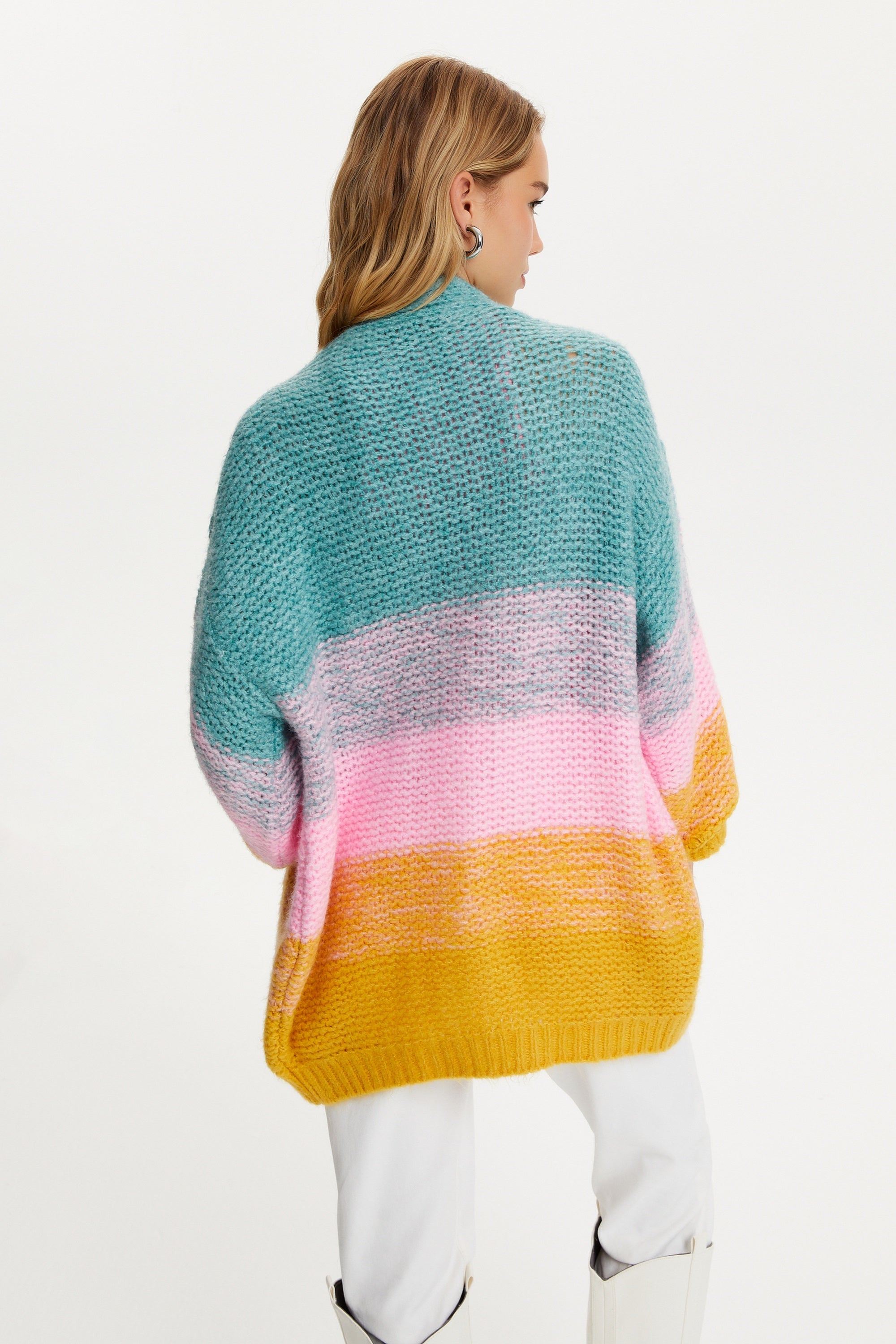 Gradient Knitted Cardigan (Final Sale)