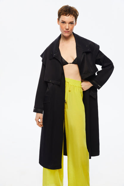 Double-Breasted Trench Coat