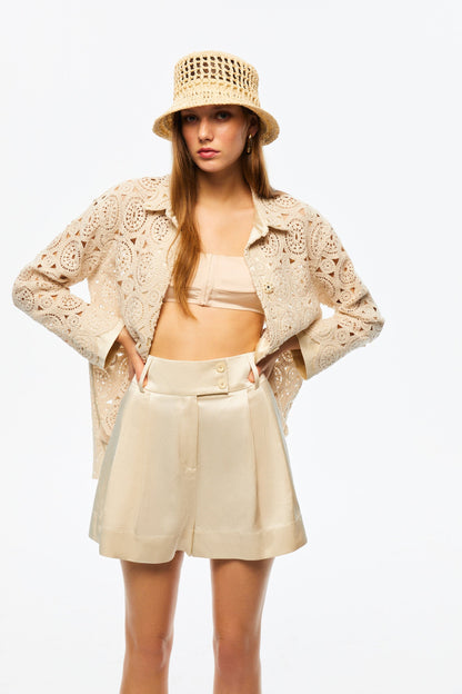 Wide-leg Shorts (Final Sale)