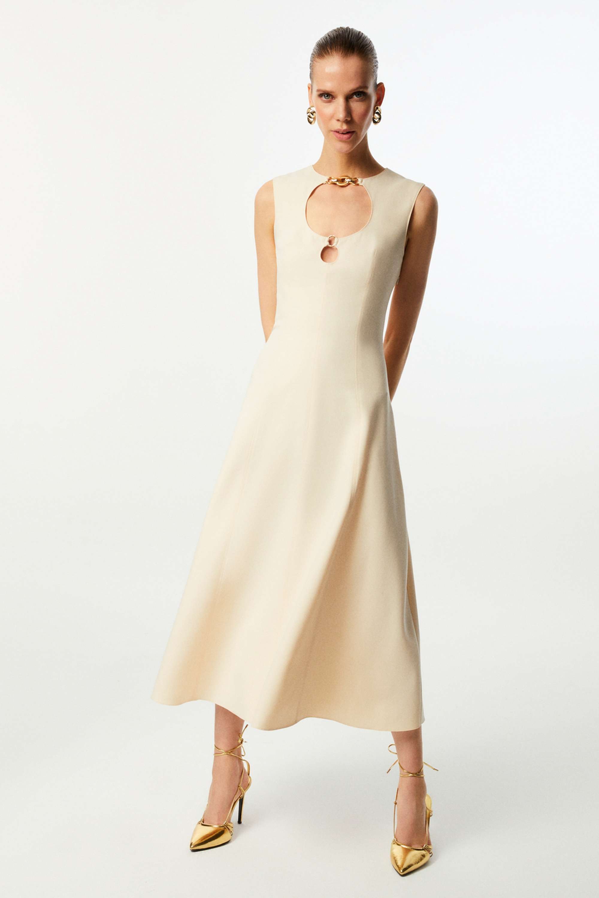 Cut-Out Midi Dress (Final Sale)