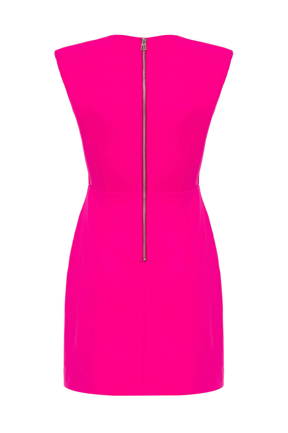 Shoulder Pad Square Neck Dress (Final Sale)