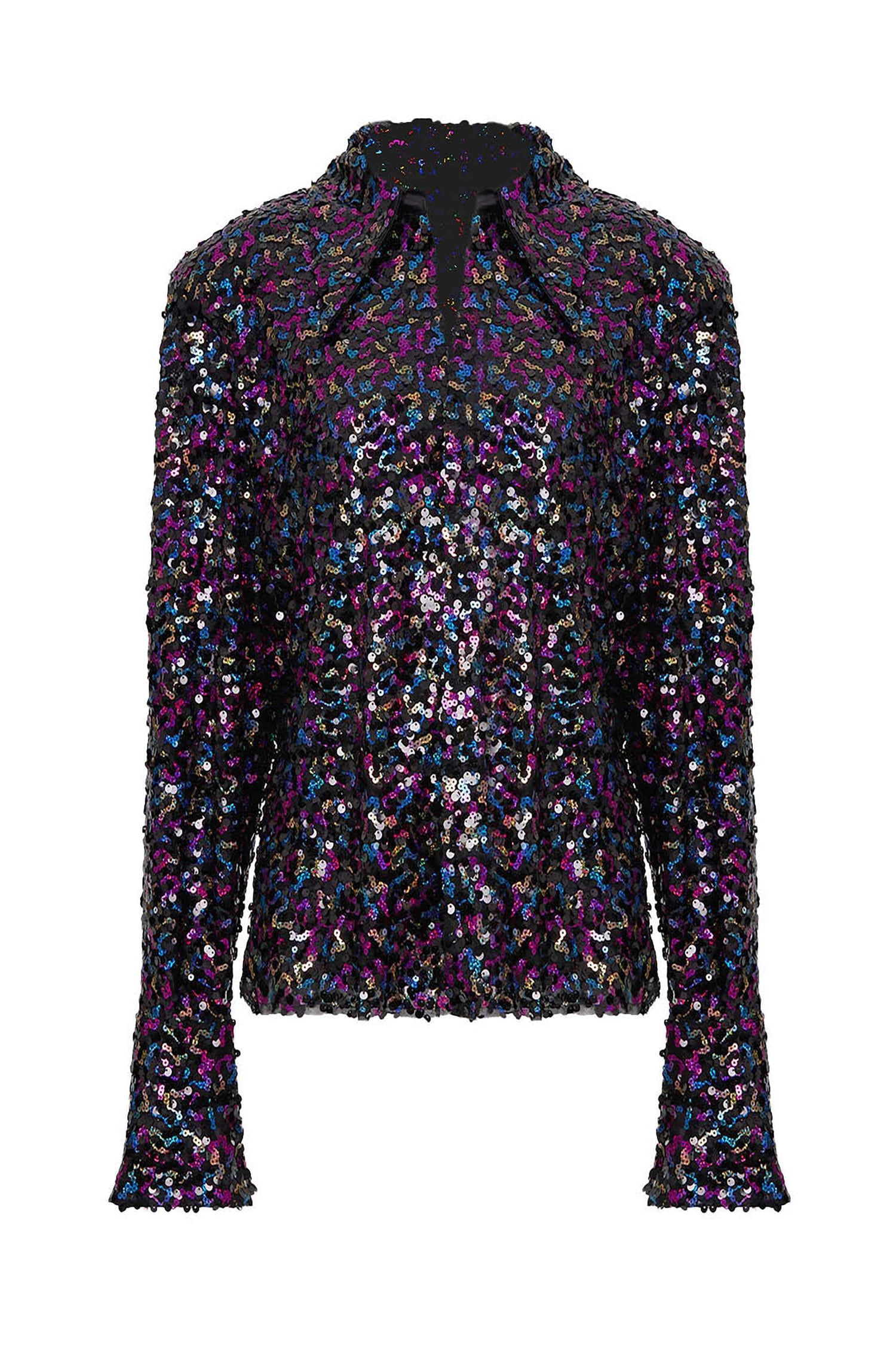 Multicolor Sequined Shirt