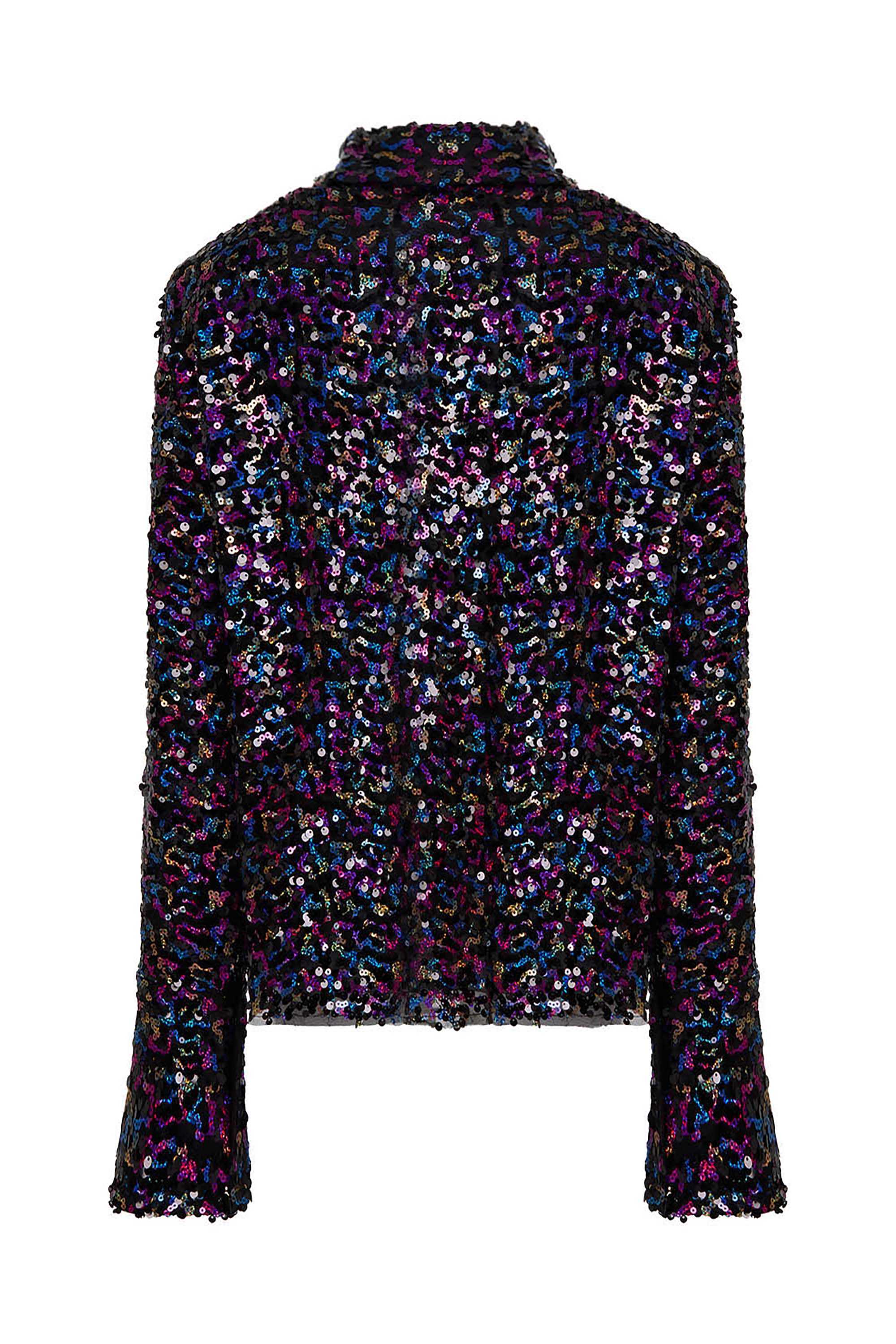 Multicolor Sequined Shirt