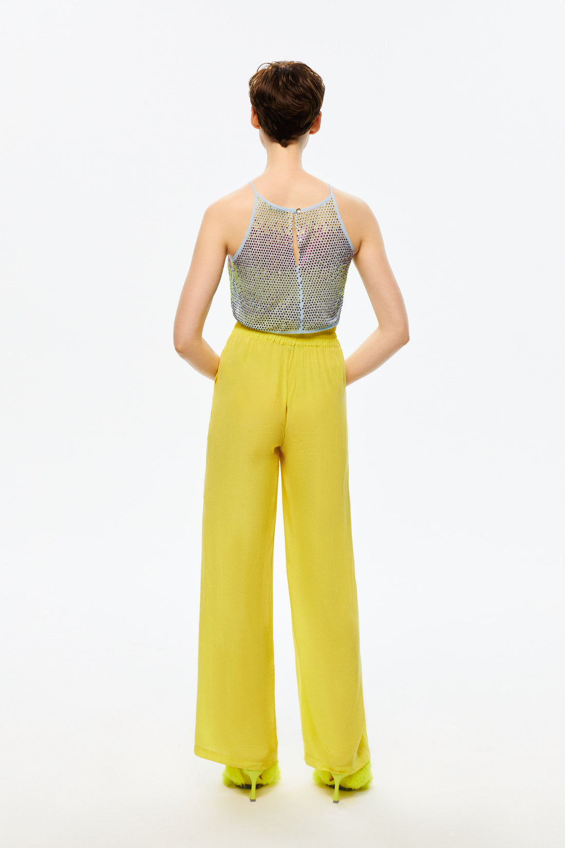 High-Waisted Wide-Leg Pants (Final Sale)