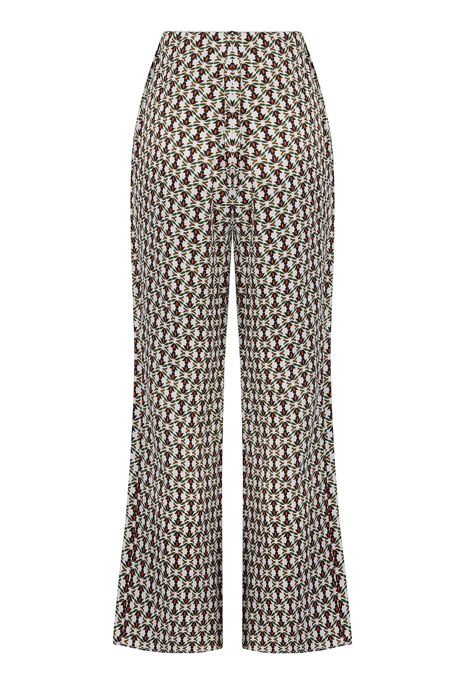 Printed Wide-Leg Pants (Final Sale)