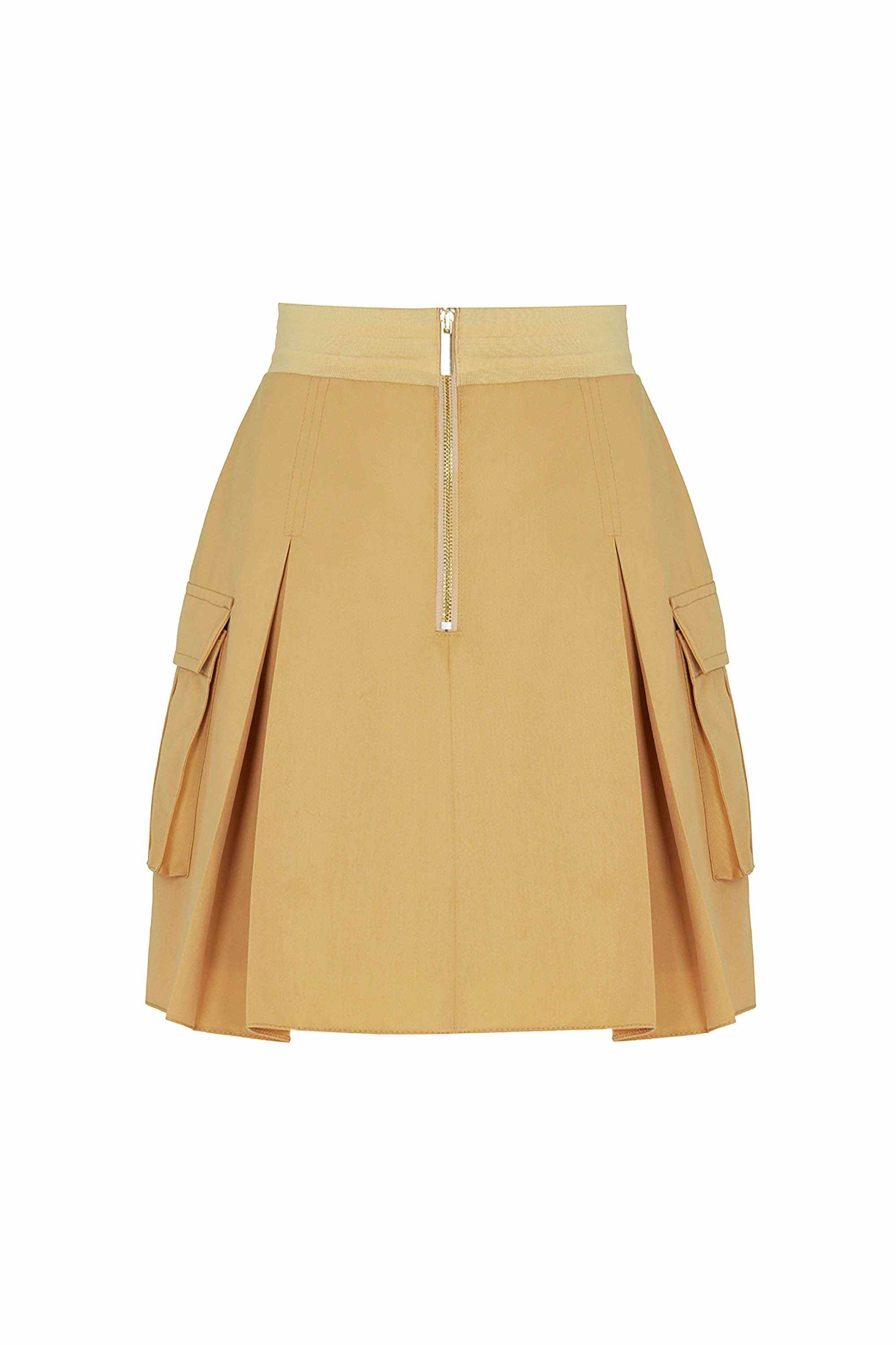 High-Waisted Ribbed Mini Skirt (Final Sale)