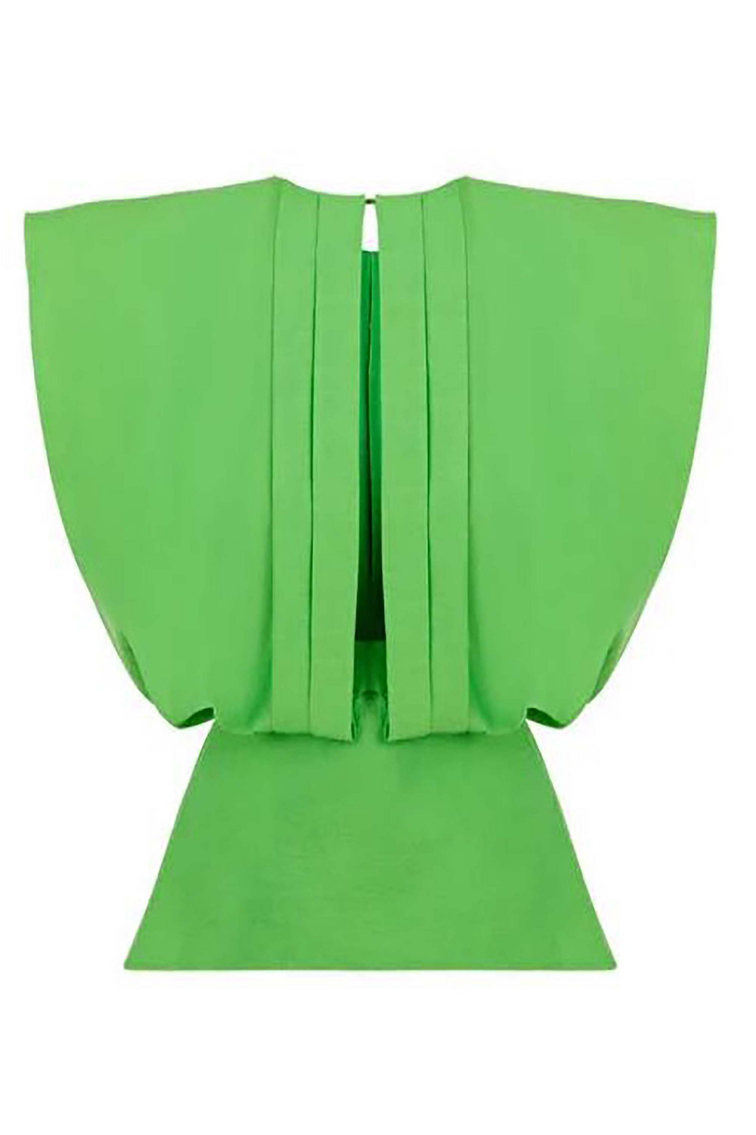 Pleated Green Top (Final Sale)