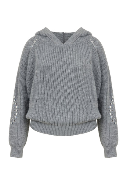 Hooded Knitted Sweater