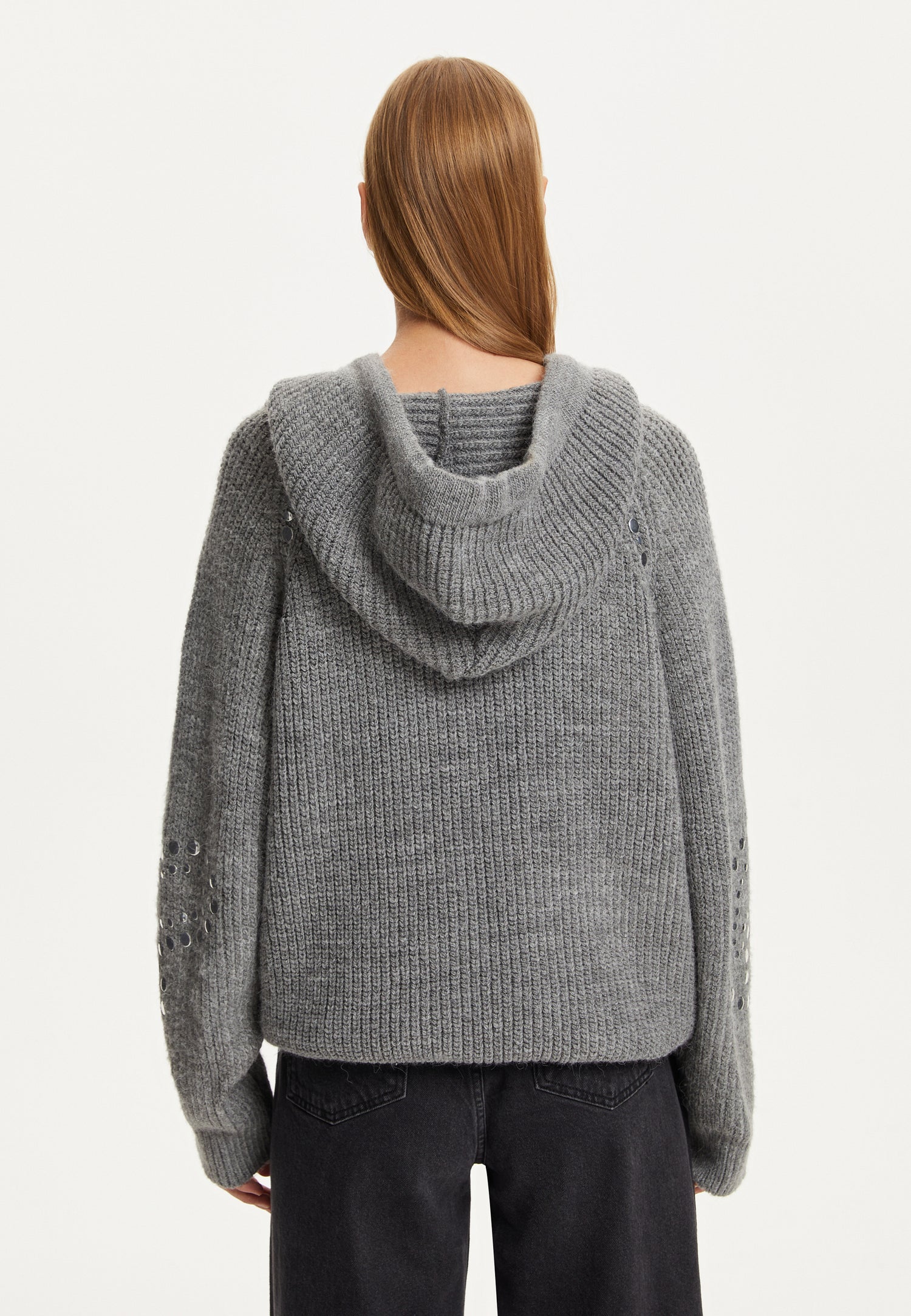 Hooded Knitted Sweater