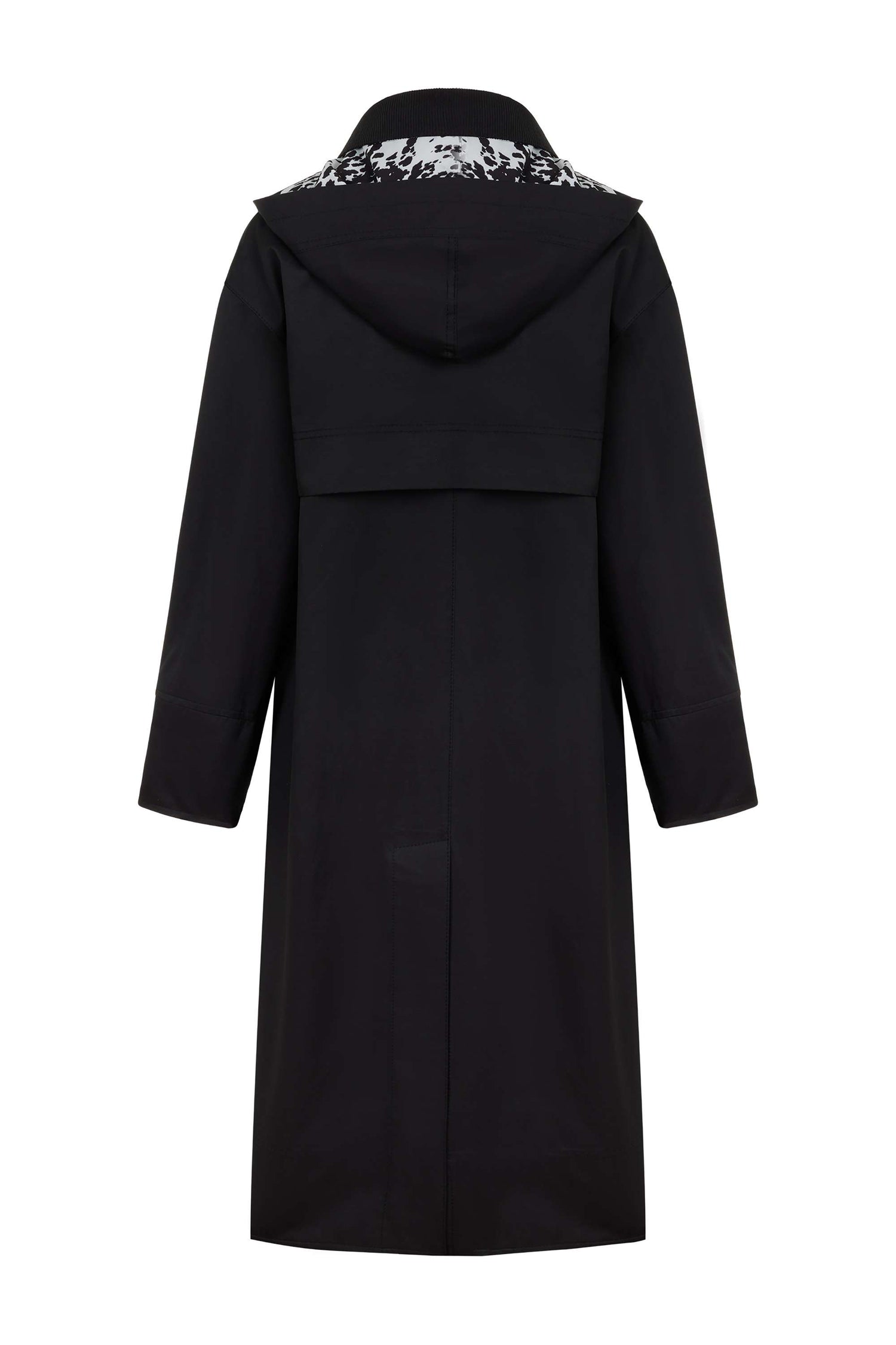 Oversize Hooded Trench Coat