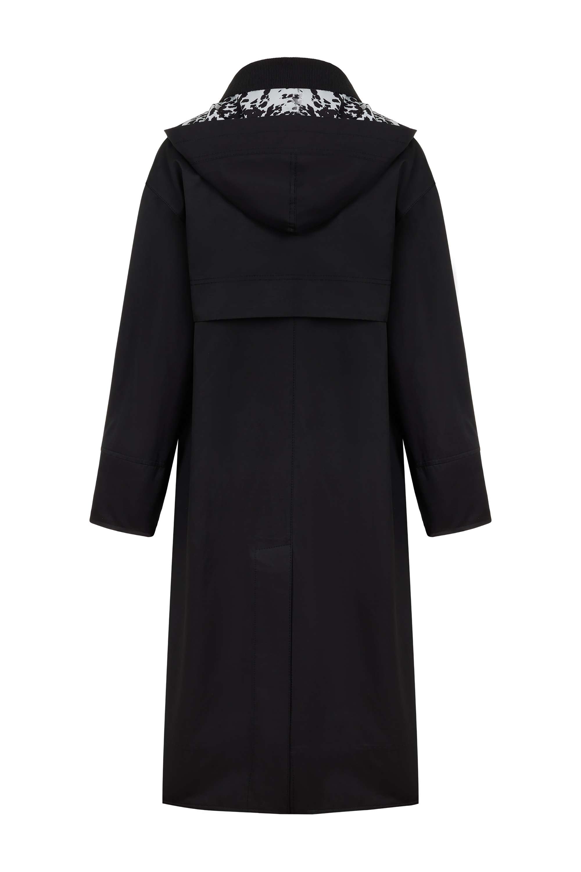 Oversize Hooded Trench Coat