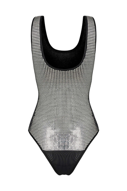 Metallic Jersey Bodysuit (Final Sale)