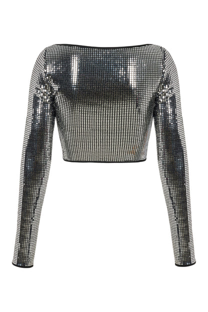 Metallic Jersey Top (Final Sale)