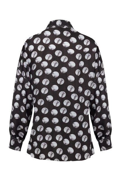 Printed Oversized Shirt (Final Sale)