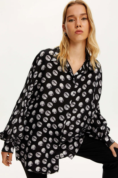 Printed Oversized Shirt (Final Sale)