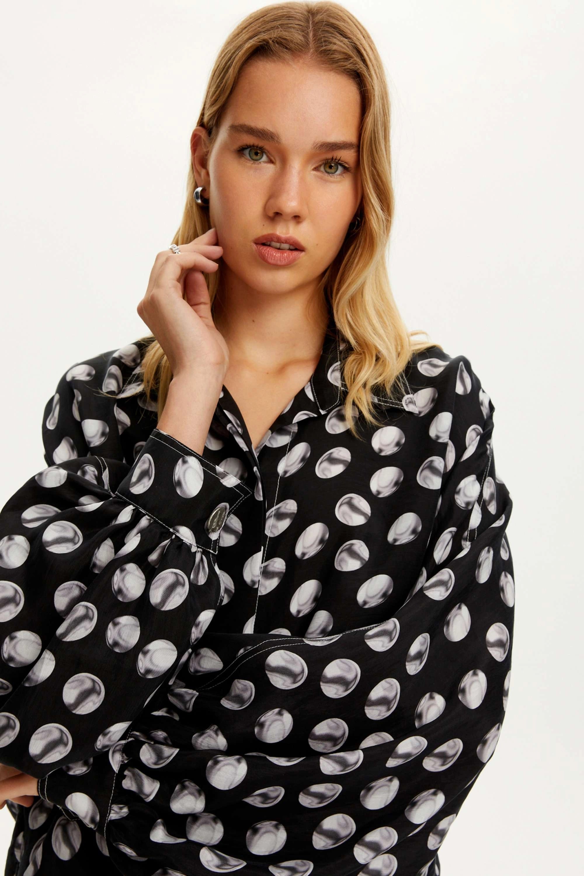 Printed Oversized Shirt (Final Sale)