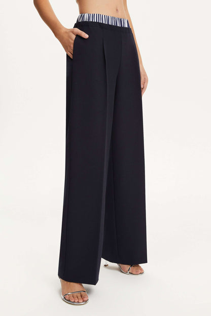 Pants with Elastic Waistband (Final Sale)