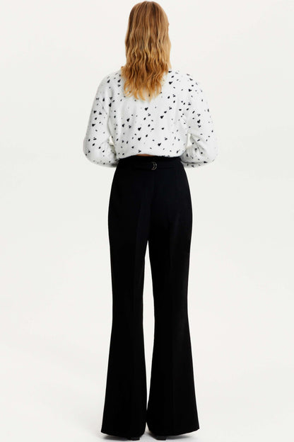 Loose-Fitting Flare Pants (Final Sale)