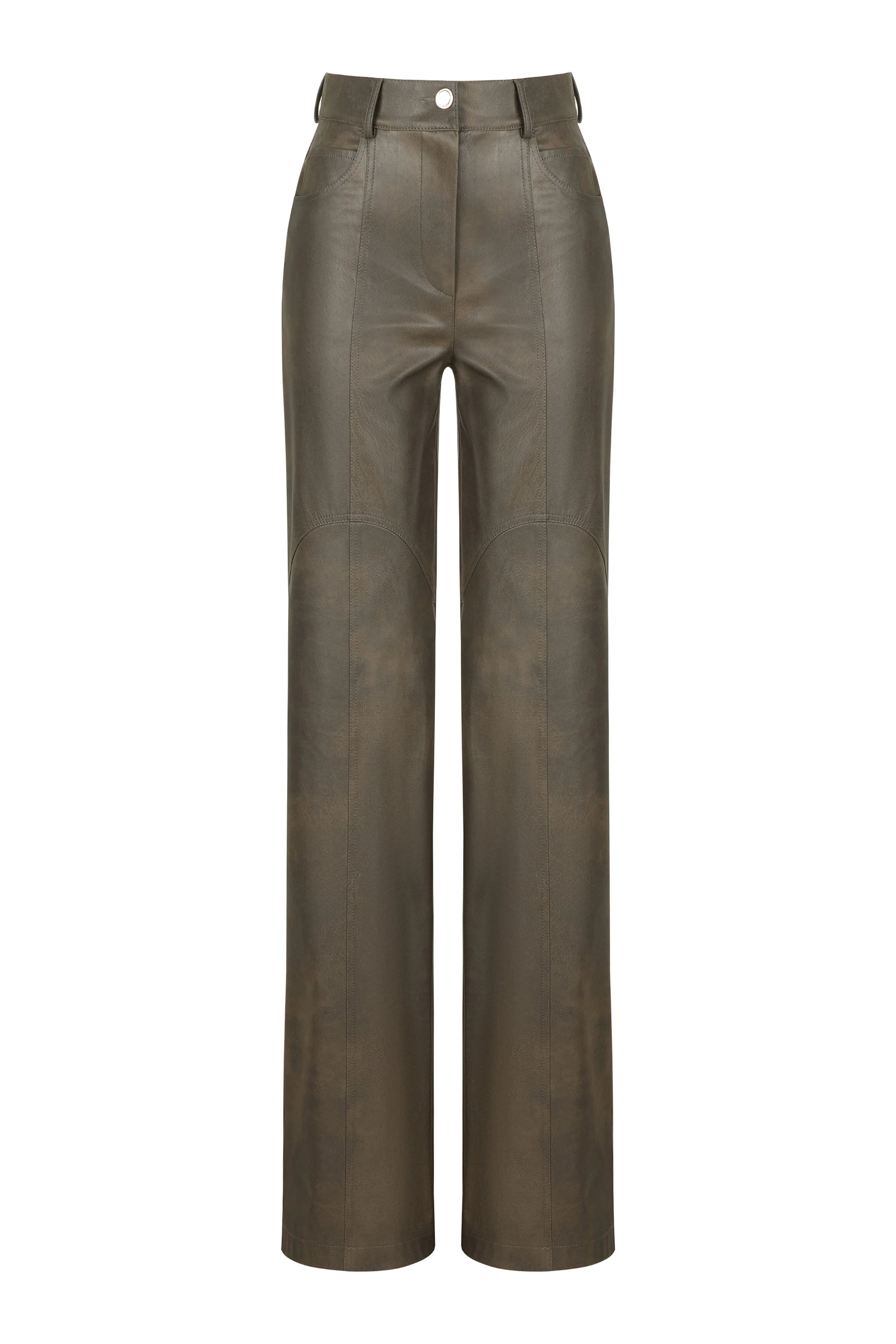 Leather Trim Pants (Final Sale)