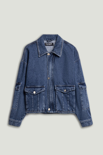 Multi Pocket Denim Jacket
