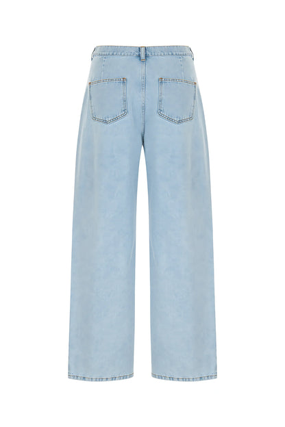 Contrast Jeans with Pockets